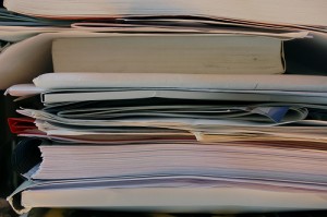 Documentos apilados