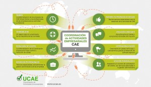 Infografía de ventajas y servicios de la CAE